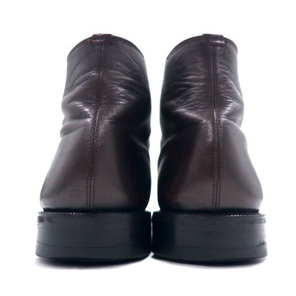 BURBERRY チャッカブーツ アンクルブーツ 27cm ブラウン レザー BU1520