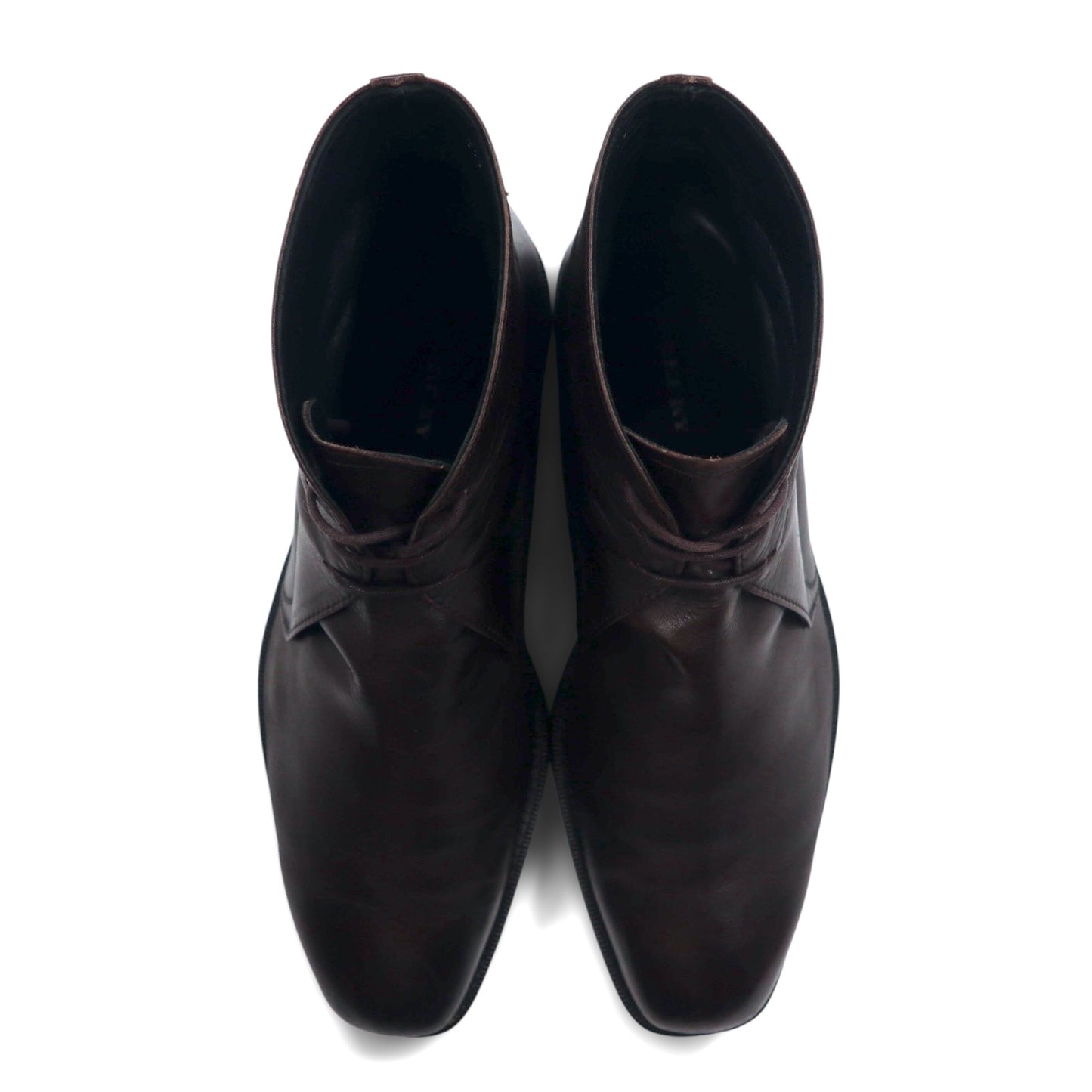 BURBERRY チャッカブーツ アンクルブーツ 27cm ブラウン レザー BU1520