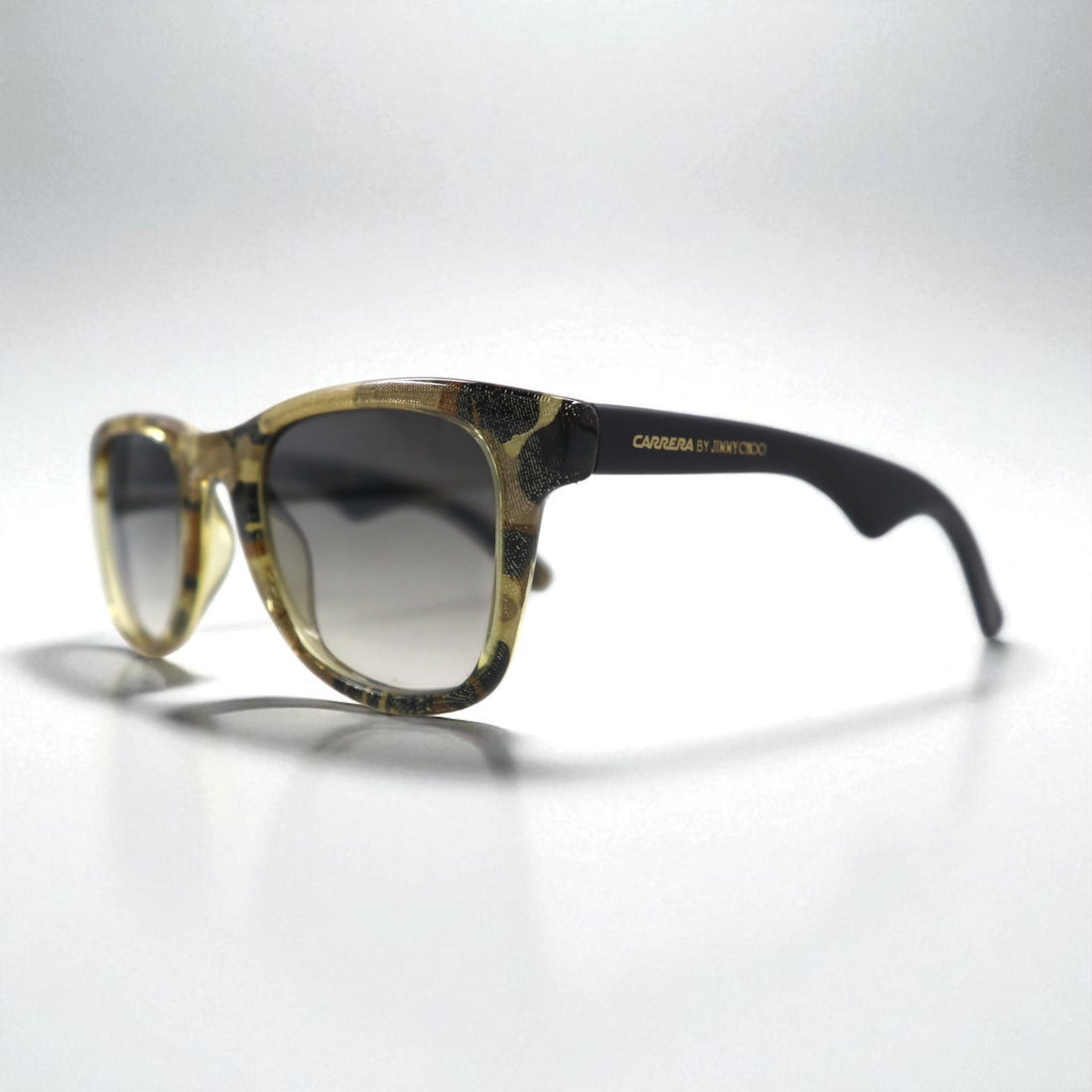 CARERRA BY JIMMY CHOO Wellington Sunglasses, Brown Camouflage, OHBIC 50-23 145, Made in Slovenia