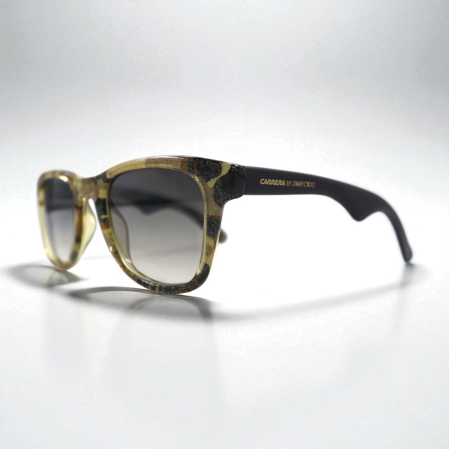 CARERRA BY JIMMY CHOO ウェリントン サングラス ブラウン カモフラ OHBIC 50-23 145 スロベニア製