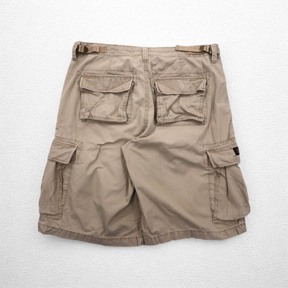 POLO JEANS CO. RALPH LAUREN 90年代 リップストップ カーゴショートパンツ ハーフパンツ L カーキ コットン