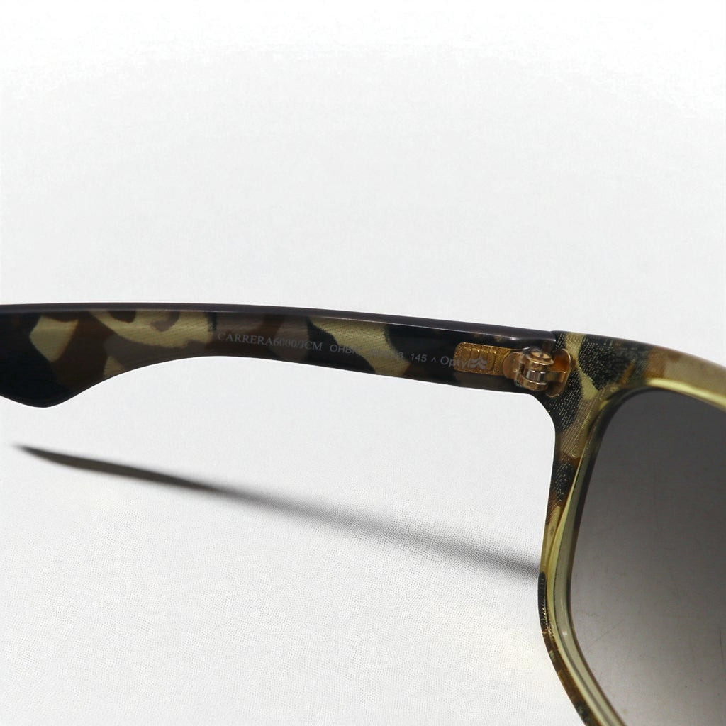 CARERRA BY JIMMY CHOO Wellington Sunglasses, Brown Camouflage, OHBIC 50-23 145, Made in Slovenia