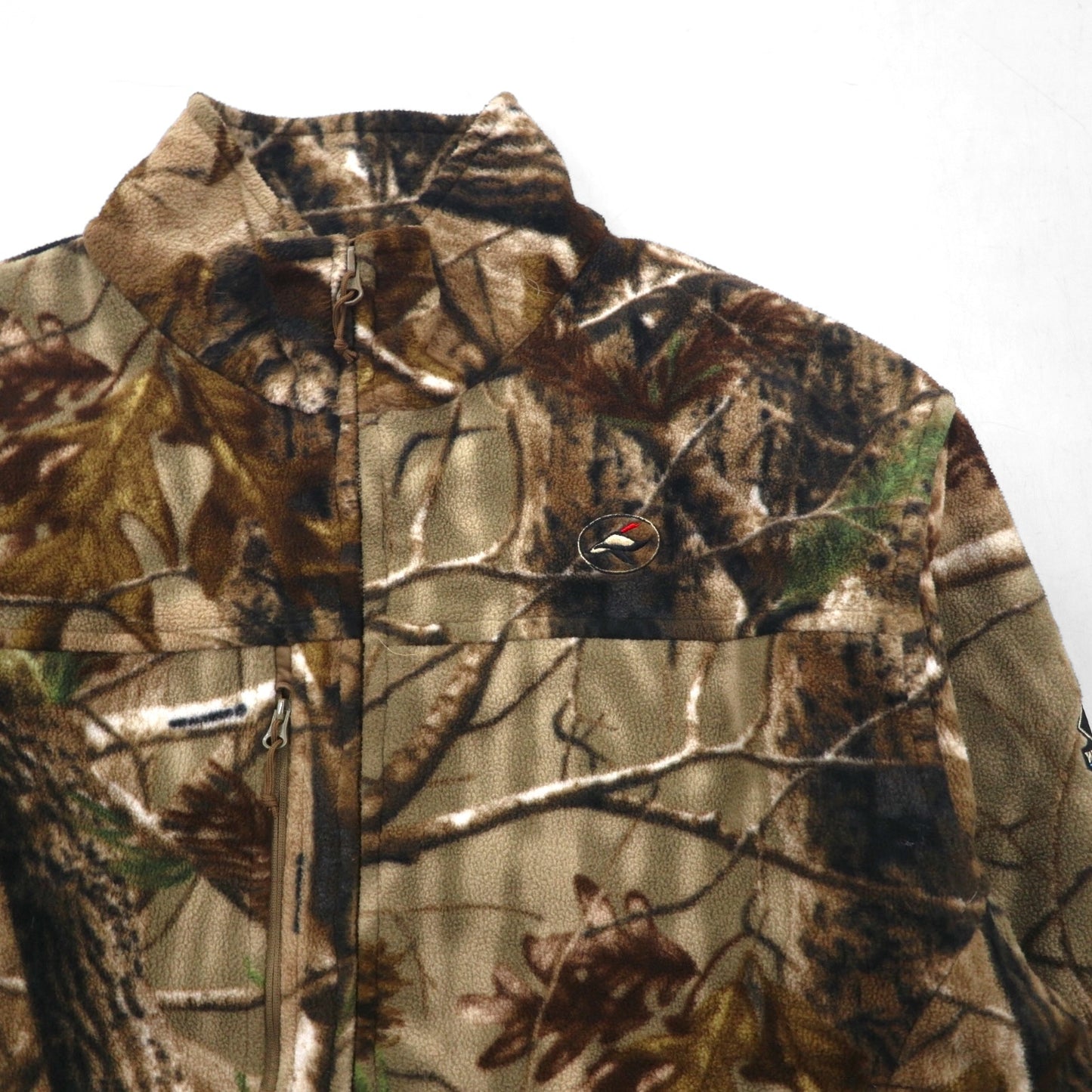 RED HEAD リアルツリーカモ フリースジャケット XL カーキ WINDPROOF 撥水 ジップアップ