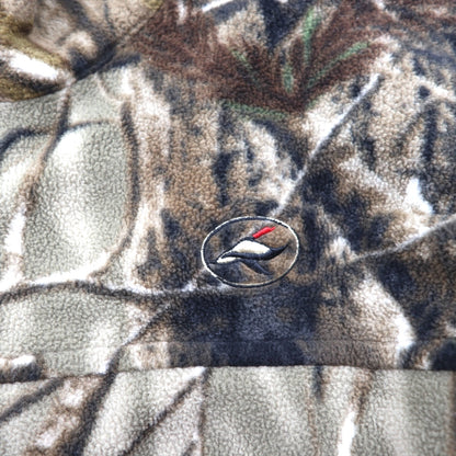 RED HEAD リアルツリーカモ フリースジャケット XL カーキ WINDPROOF 撥水 ジップアップ