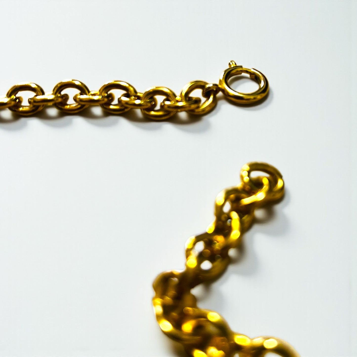 CELINE Made in Italy Vintage Eiffel Tower Necklace, Gold Chain, LD Engraved