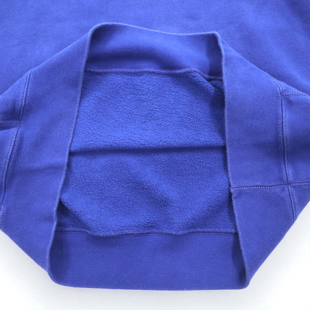 Ralph Lauren 90s Reverse Weave Sweatshirt, XL, Blue, with Small Pony Embroidery