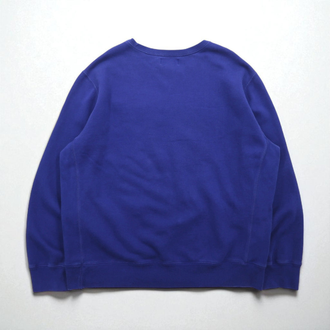 Ralph Lauren 90s Reverse Weave Sweatshirt, XL, Blue, with Small Pony Embroidery