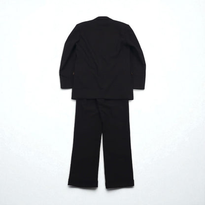 80s Japan Vintage 2-Piece Suits Ando 80s Japanese Made Suit Set, Size L, Brown Wool