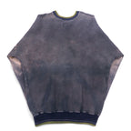 Made in the USA LEGENDS ATHLETIC Tie-dye College Sweatshirt L Bleached Fleece Lining MICHIGAN