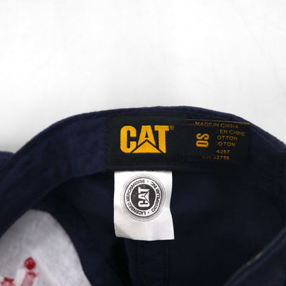 CAT アメリカ企業 6パネルキャップ FREE ベルト ネイビー コットン 星条旗