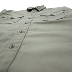 Carhartt Twill Work Shirt, Large, Beige, Polyester, Cotton, S224, Made in Mexico