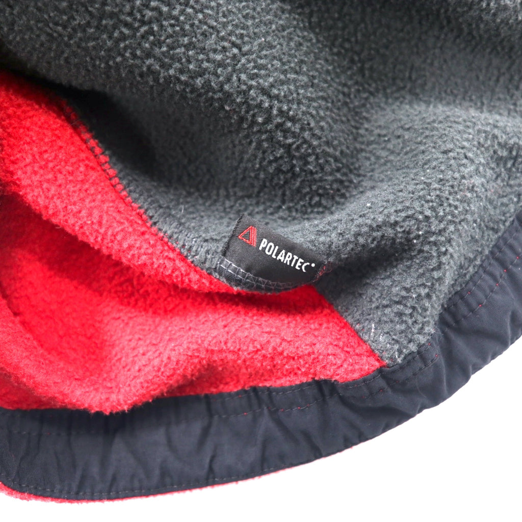 LLBean 90's Full Zip POLARTEC Fleece Jacket XL Red Polyester Mountain Tag Made in El Salvador