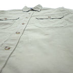 VAN -JAC- Work shirt L Beige Cotton Box silhouette