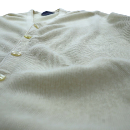 Arnold Palmer 70年代 USA製 アクリル ニット カーディガン L ホワイト アクリル ROBERT BRUCE