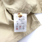 VAN -JAC- Work shirt L Beige Cotton Box silhouette