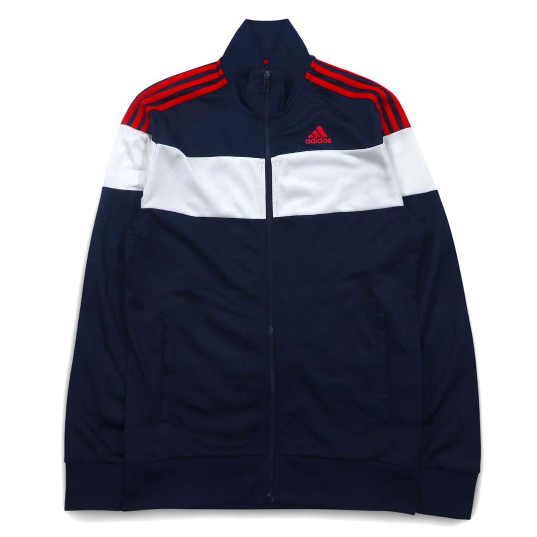 adidas SPORT ESSENTIAL 3-Stripes Track Jacket Jersey M Navy CLIMALITE