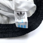 adidas 90年代 ナイロンジャケット ウィンドブレーカー F180 ブラック トレフォイルロゴ 銀タグ ビッグサイズ