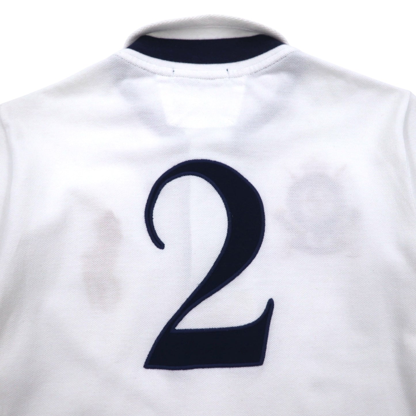 RALPH LAUREN ビッグポニー ラガーシャツ L ホワイト ナンバリング R.L COUNTRY RIDERS & JOCKEY CLUB