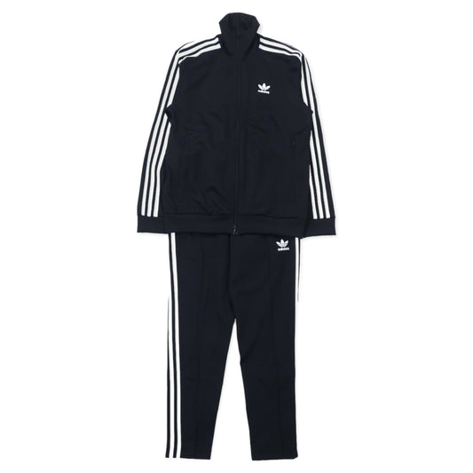 日本然リトテ-古着オンライン-adidas originals ベッケンバウアー トラックジャケット ジャージ セットアップ XS ブラック ポリエステル トレフォイルロゴ 3ストライプス CW1250 CW1269 未使用品-adidas originals Beckenbauer Track Jacket Jersey Setup XS Black Polyester Trefoil Logo 3 Striped CW1250 CW1269 Unused