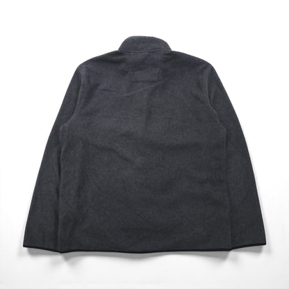 NAUTICA フルジップ フリースジャケット XL グレー ドローコード