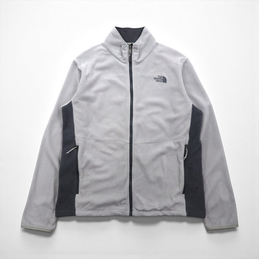 THE NORTH FACE ポーラテック POLARTEC フリースジャケット L グレー ドローコード A7SP US規格