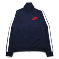 NIKE Double Zip Track Jacket Jersey M Navy Sideline 649772-451