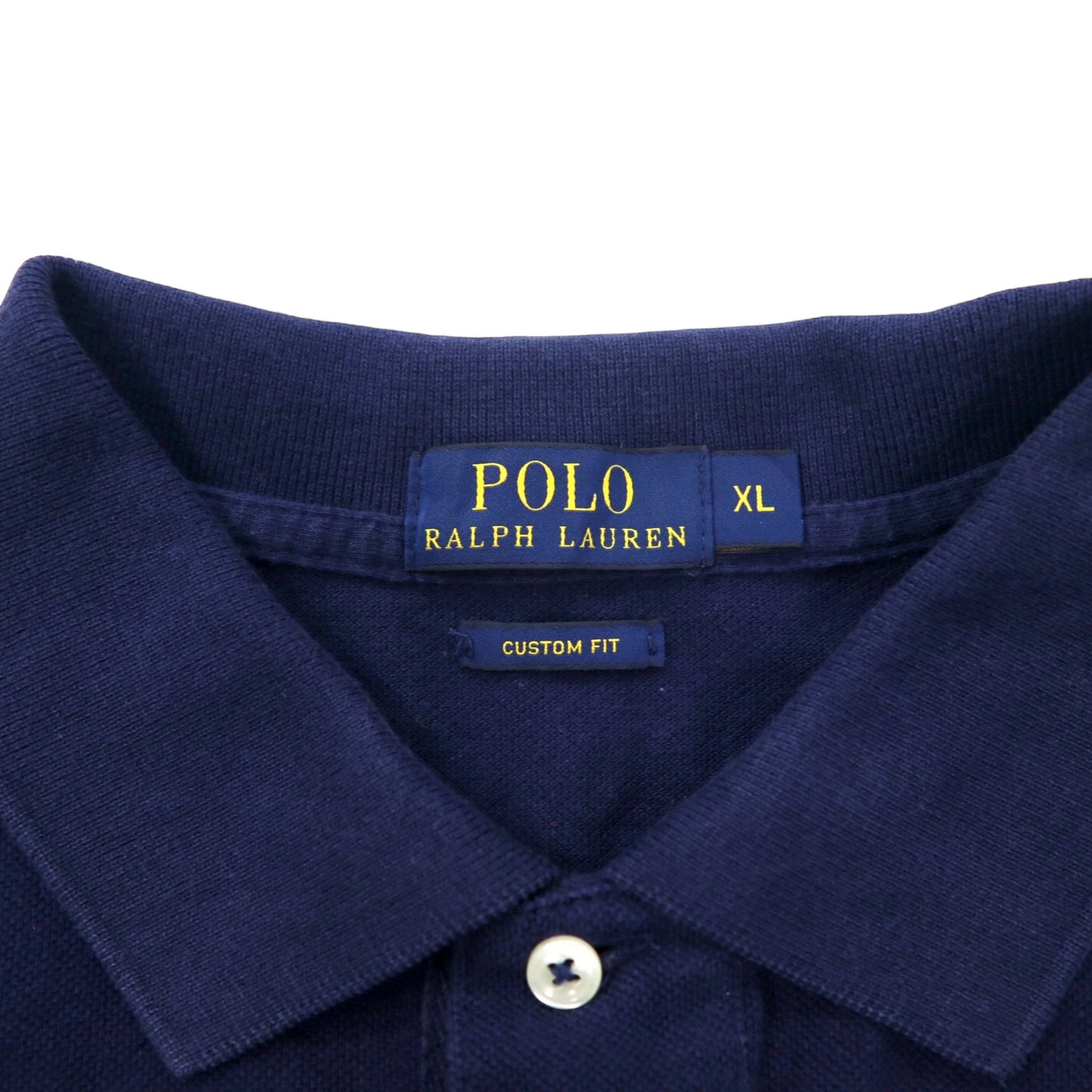 POLO RALPH LAUREN ビッグポニー クラシックフィット ポロシャツ XL ネイビー コットン 鹿の子 SUMMER CLASSIC