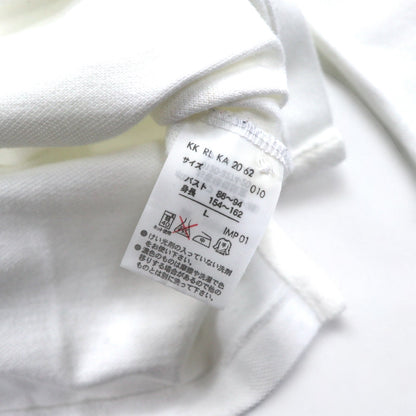 RALPH LAUREN ビッグポニー ラガーシャツ L ホワイト ナンバリング R.L COUNTRY RIDERS & JOCKEY CLUB