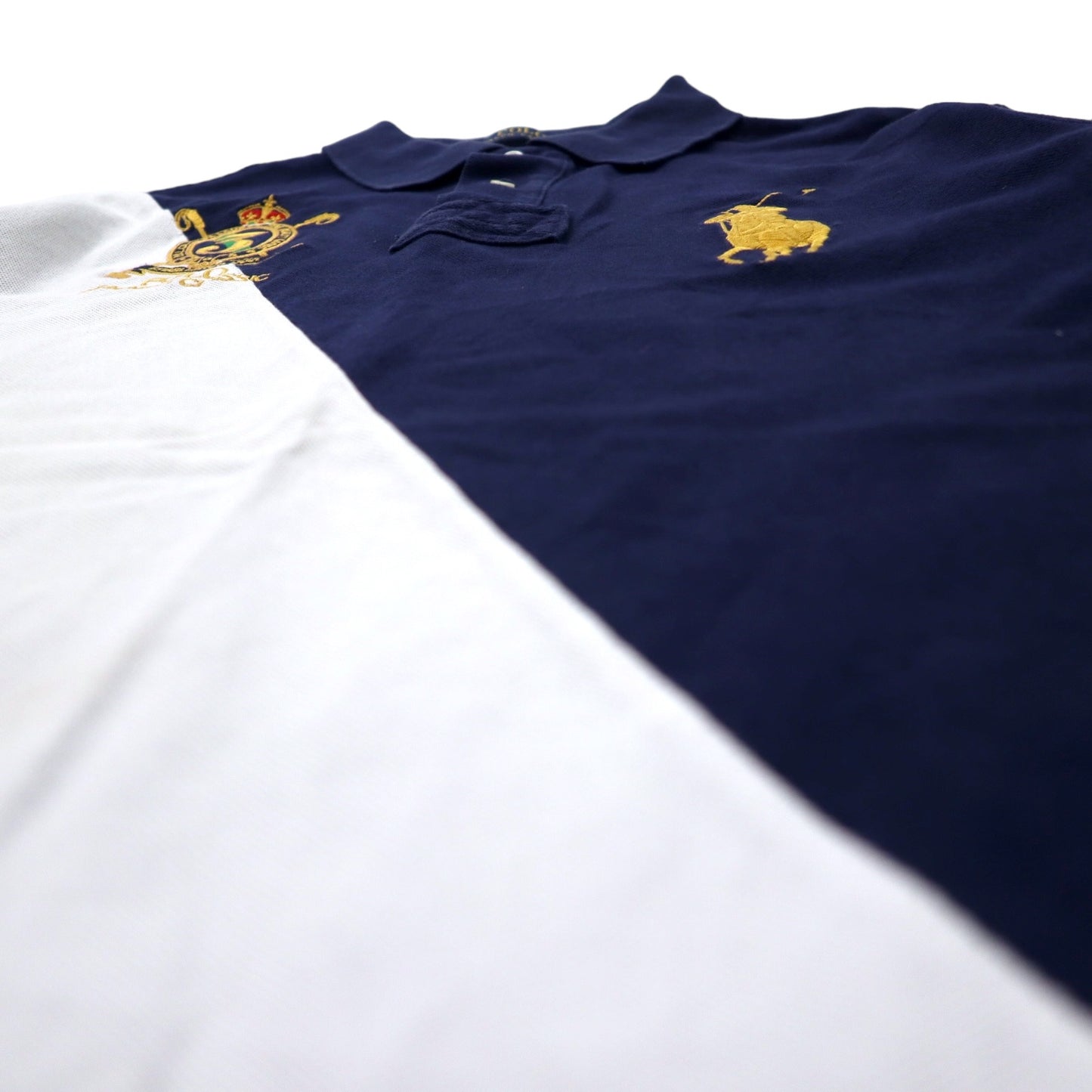 POLO RALPH LAUREN ビッグポニー クラシックフィット ポロシャツ XL ネイビー コットン 鹿の子 SUMMER CLASSIC