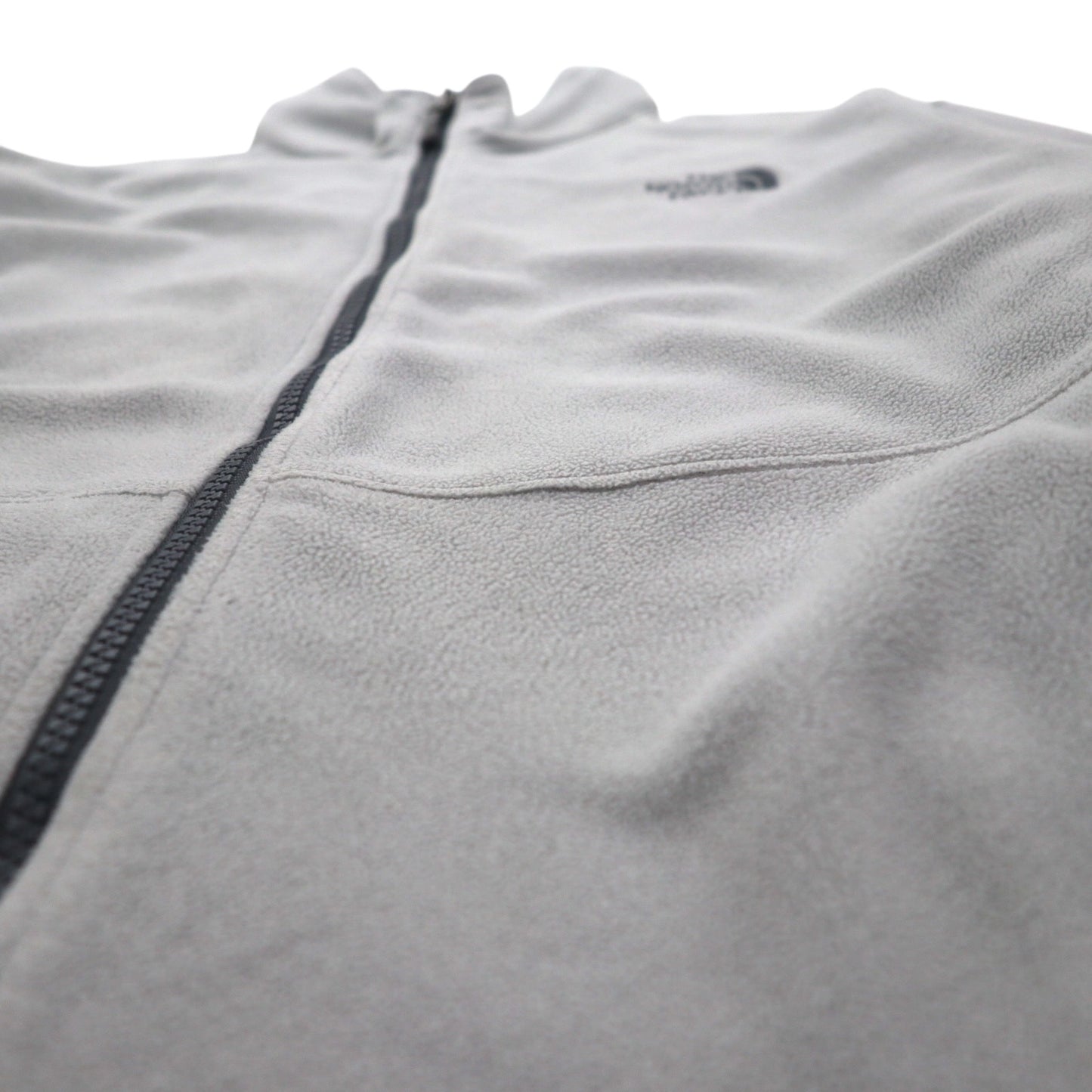 THE NORTH FACE ポーラテック POLARTEC フリースジャケット L グレー ドローコード A7SP US規格