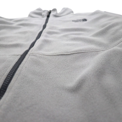 THE NORTH FACE ポーラテック POLARTEC フリースジャケット L グレー ドローコード A7SP US規格
