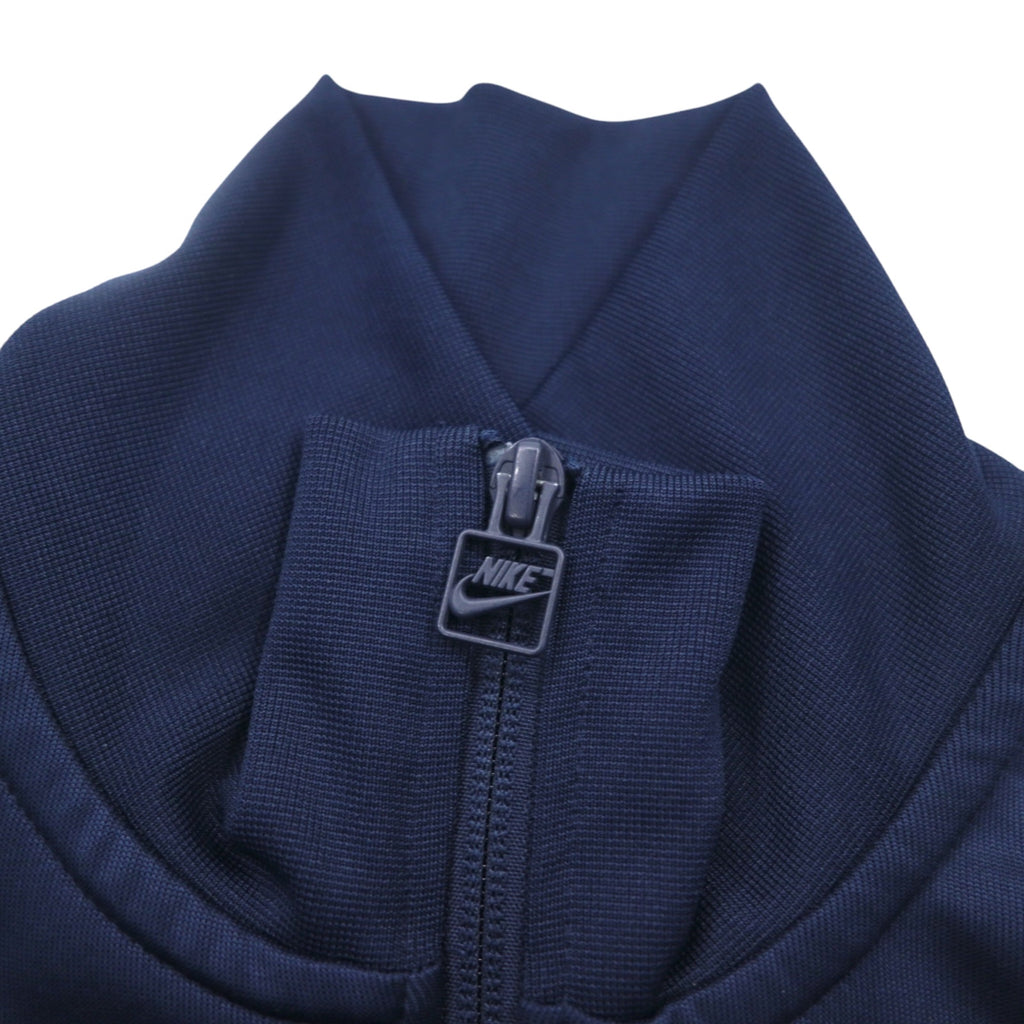NIKE Double Zip Track Jacket Jersey M Navy Sideline 649772-451