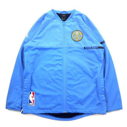 adidas × NBA トラックジャケット ジャージ 4XO ブルー DENVER NUGGETS バックプリント BK7610