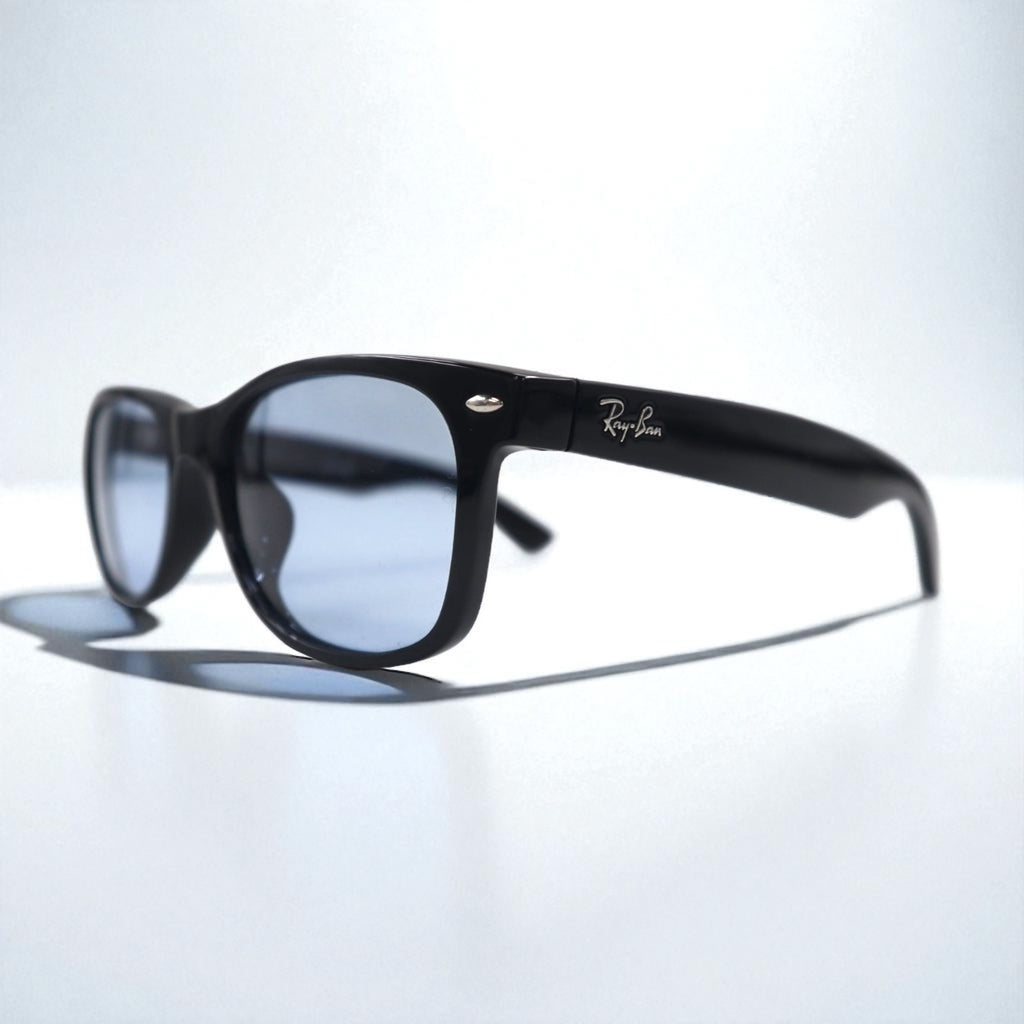 Ray-Ban New Wayfarer Wellington Sunglasses RB2132-F 601/64 55-18 140 1N Made in Italy