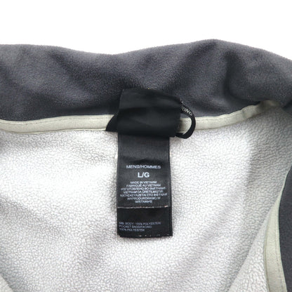 THE NORTH FACE ポーラテック POLARTEC フリースジャケット L グレー ドローコード A7SP US規格