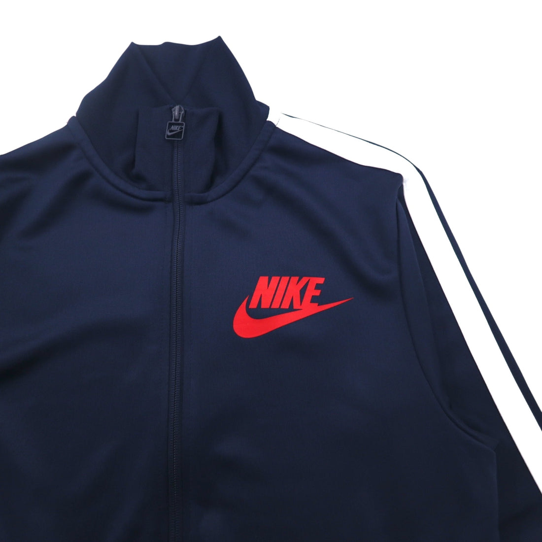 NIKE Double Zip Track Jacket Jersey M Navy Sideline 649772-451