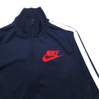 NIKE Double Zip Track Jacket Jersey M Navy Sideline 649772-451