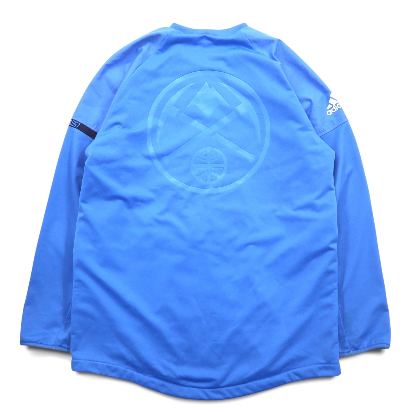 adidas × NBA トラックジャケット ジャージ 4XO ブルー DENVER NUGGETS バックプリント BK7610