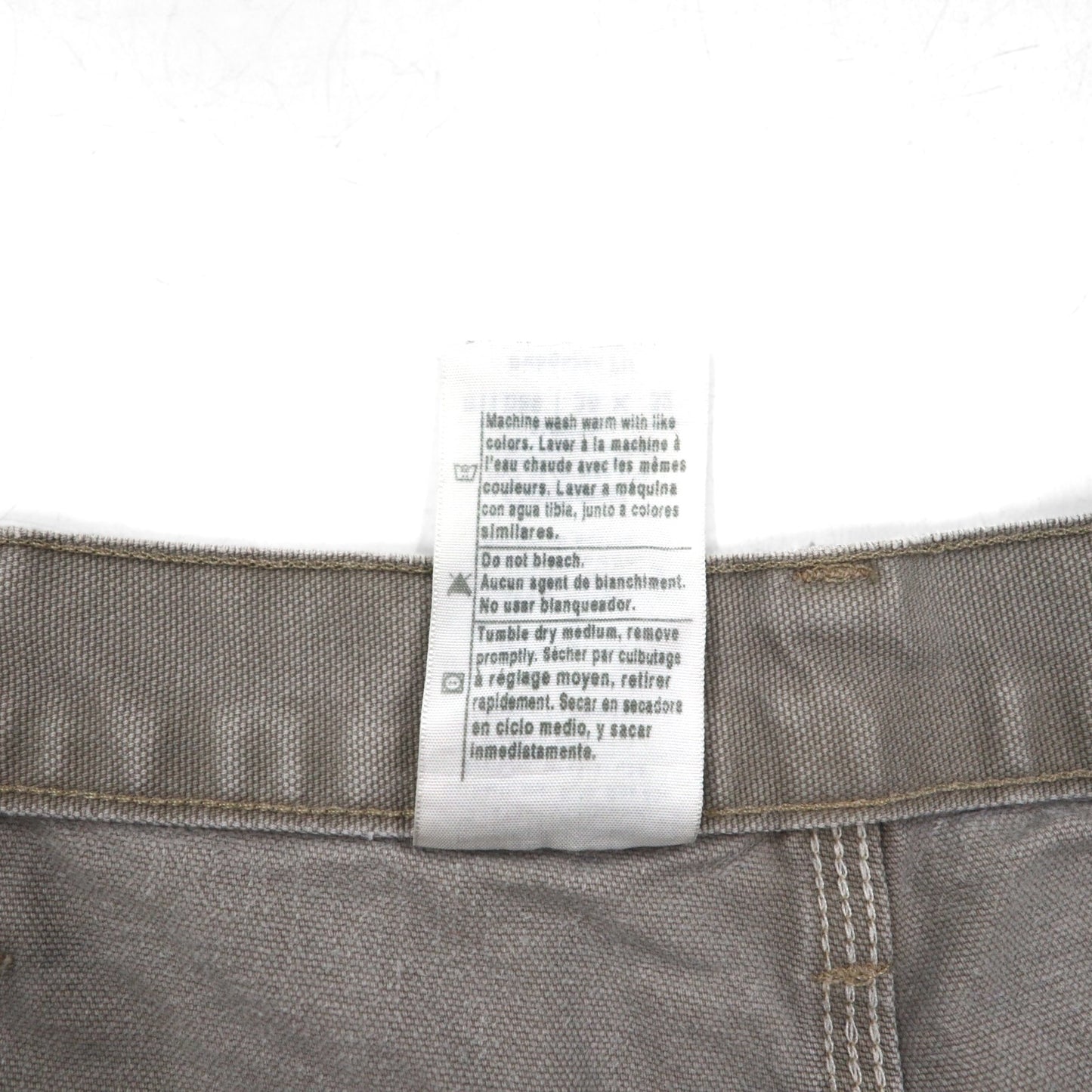 carhartt カットオフ ダックペインター ショートパンツ ハーフパンツ L ベージュ Dungaree Fit ニカラグア戦