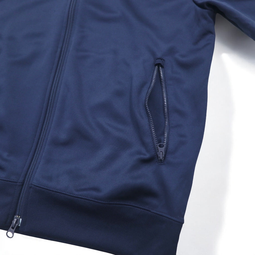 NIKE Double Zip Track Jacket Jersey M Navy Sideline 649772-451