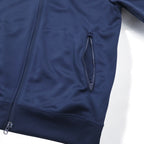NIKE Double Zip Track Jacket Jersey M Navy Sideline 649772-451