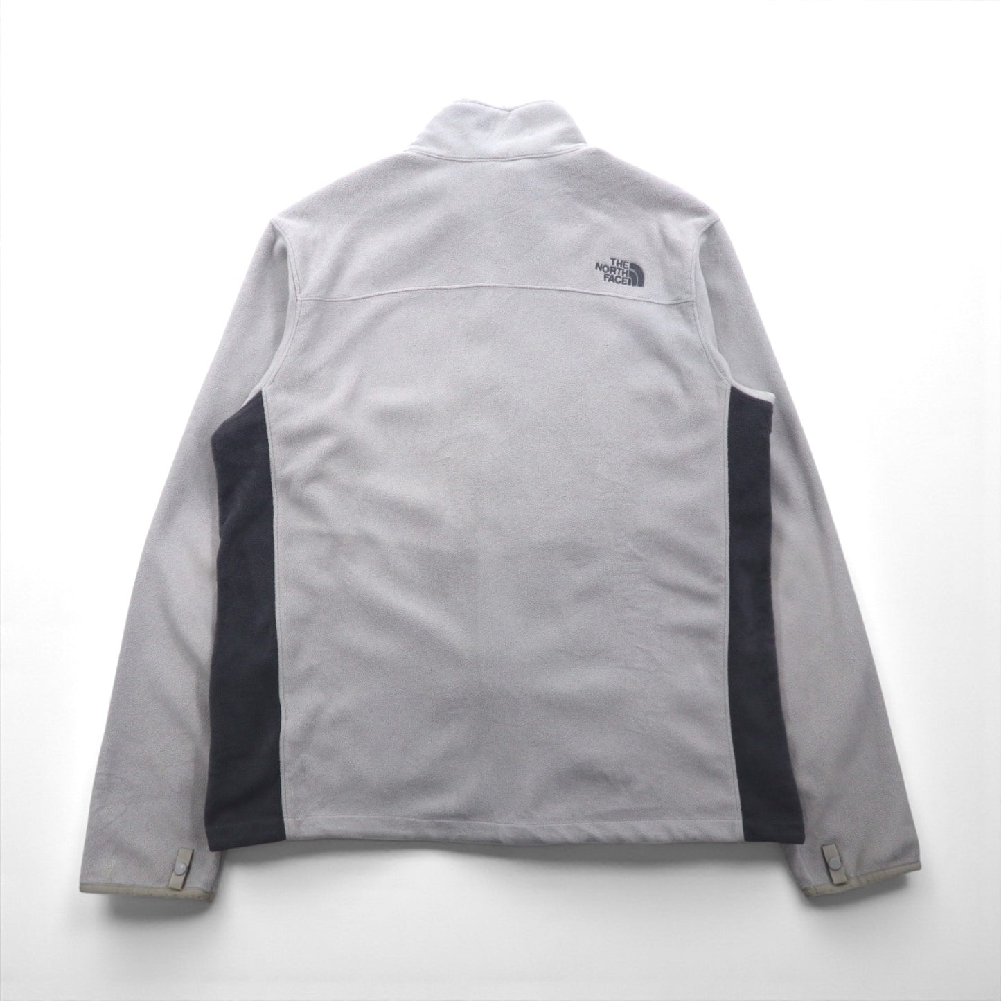 THE NORTH FACE ポーラテック POLARTEC フリースジャケット L グレー ドローコード A7SP US規格