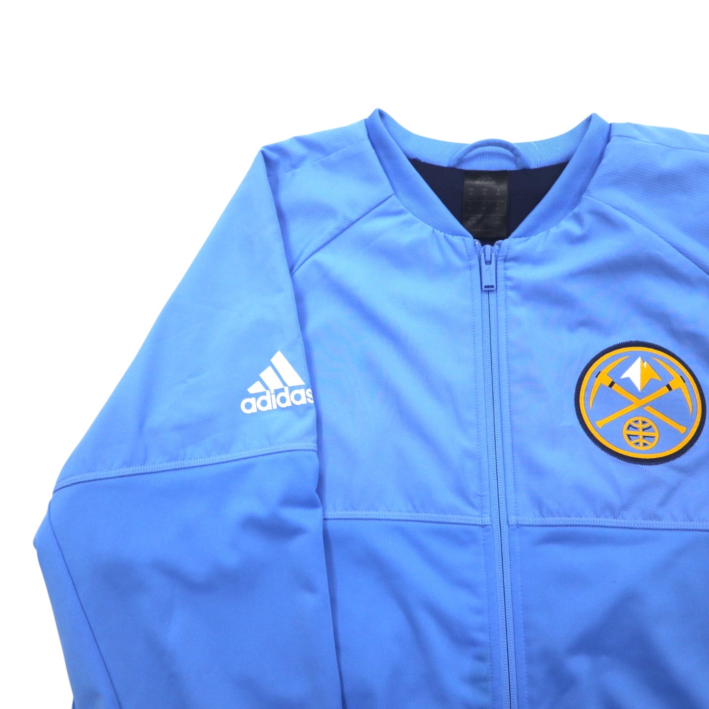 adidas × NBA トラックジャケット ジャージ 4XO ブルー DENVER NUGGETS バックプリント BK7610