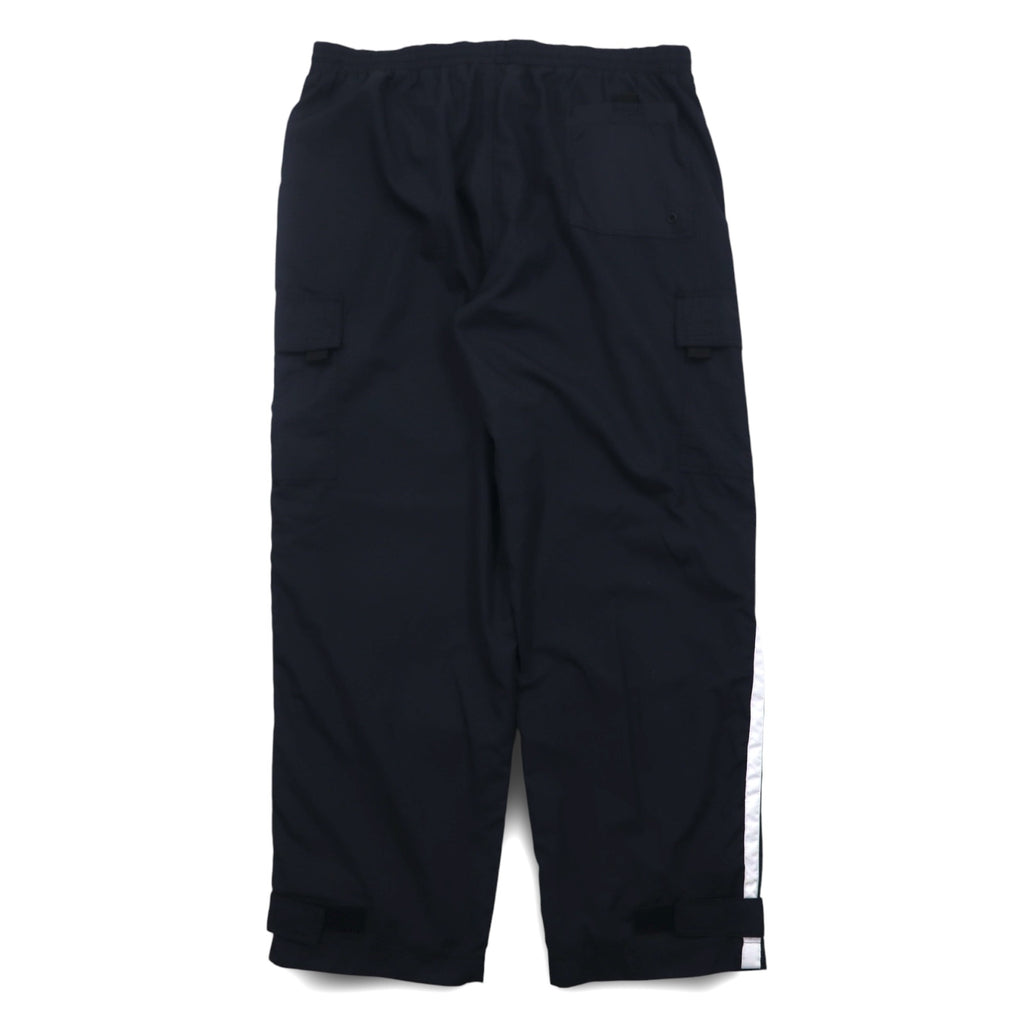 Champion 90s Cargo Track Pants Jersey L Black Side Line Pocket 3 Color Tag