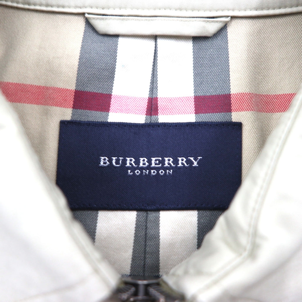 BURBERRY 日本製 スウィングトップ ハリントンジャケット L ベージュ コットン