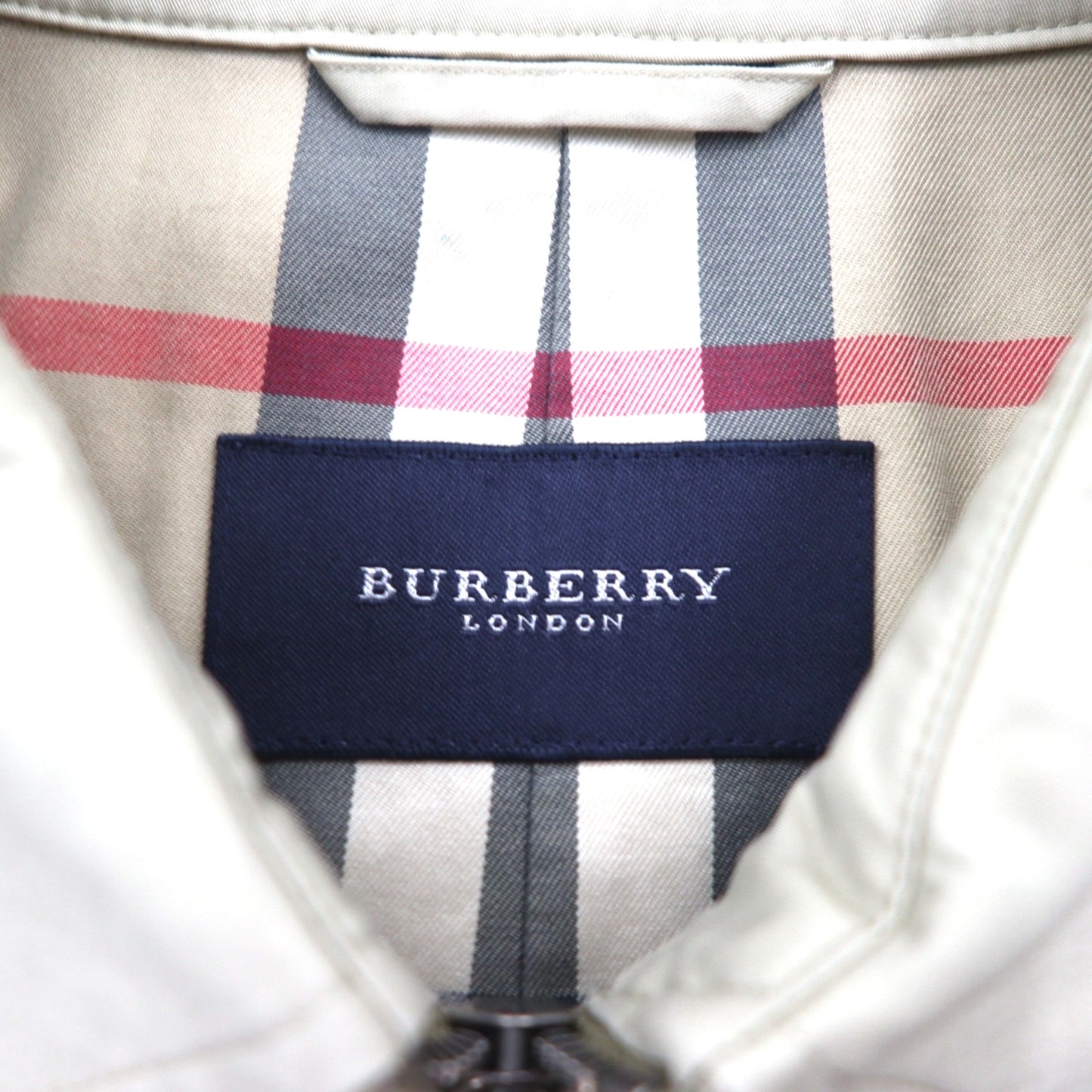 BURBERRY 日本製 スウィングトップ ハリントンジャケット L ベージュ コットン
