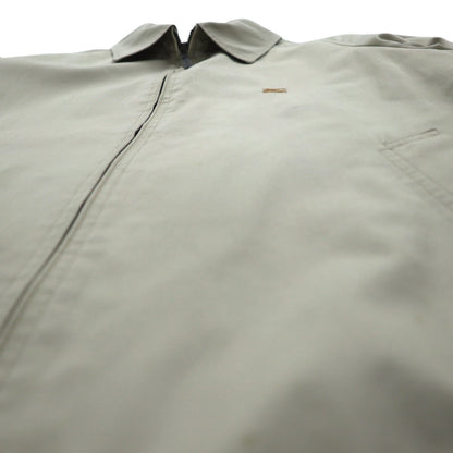 BURBERRY 日本製 スウィングトップ ハリントンジャケット L ベージュ コットン