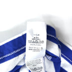 POLO RALPH LAUREN Classic Fit Striped T-Shirt Pocket Tee XL Blue White Cotton Color Block Small Pony Embroidery