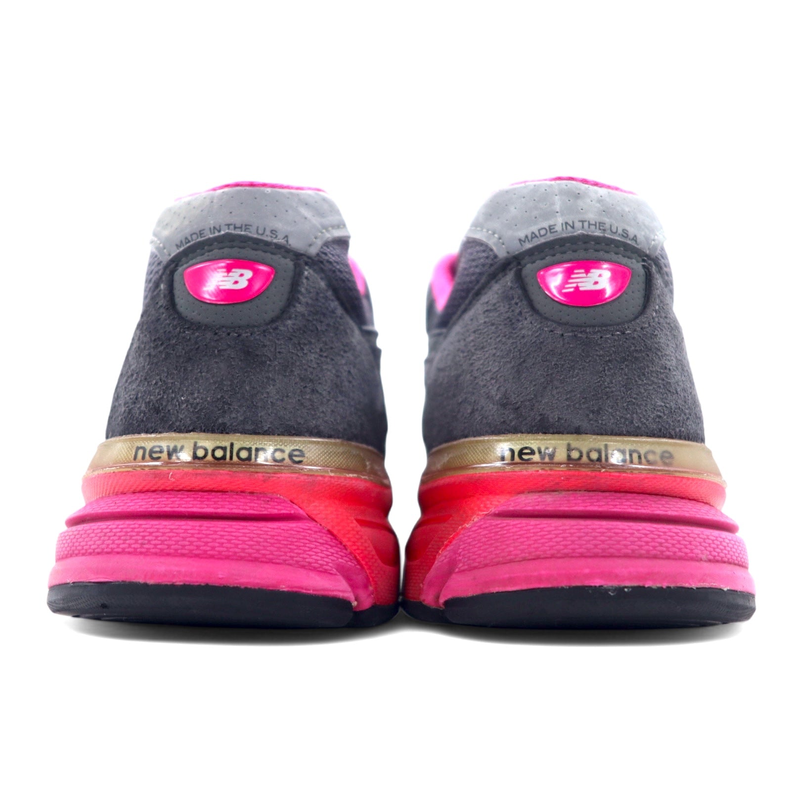 New Balance USA製 990V4 スニーカー 27.5cm グレー スエード W990GP4