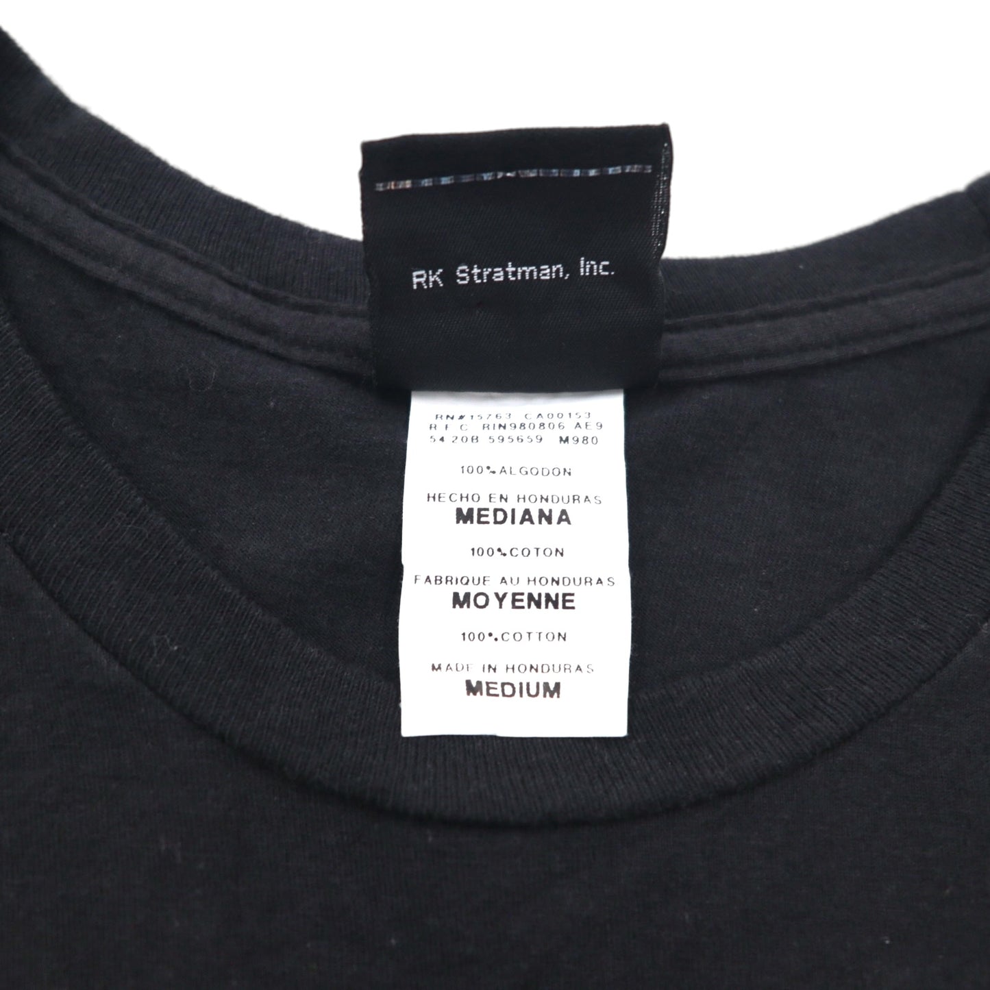 HARLEY DAVIDSON Double-sided Print T-shirt M Black Cotton MISSISSIPPI